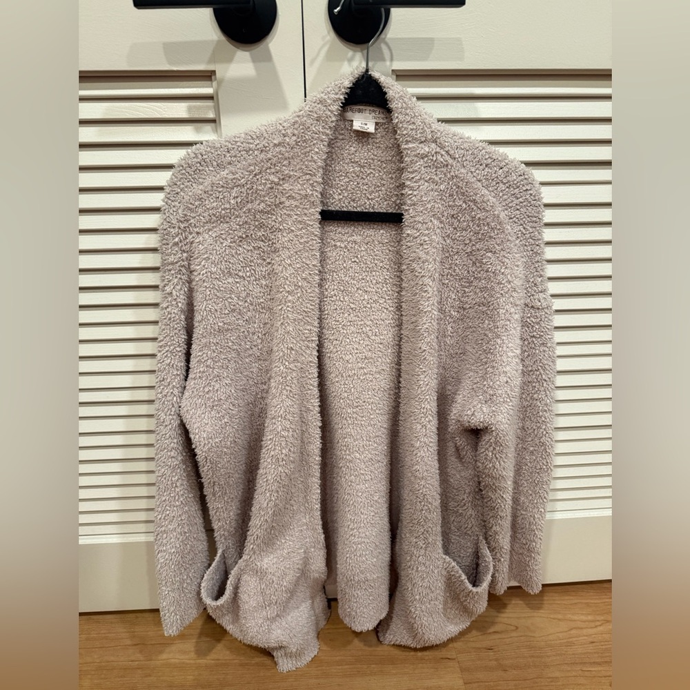 Barefoot Dreams Plush Open-Front Cardigan- Excellent!